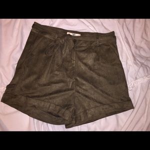 SUEDE SHORTS